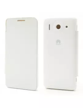 Cover Flip a Portafoglio per Huawei Ascend G510 (Bianco)