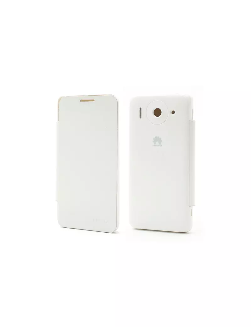 Cover Flip a Portafoglio per Huawei Ascend G510 (Bianco)