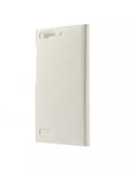 Cover Flip a Portafoglio Slim Metal S-View Huawei Ascend G6 3G Bianco 4054048303551