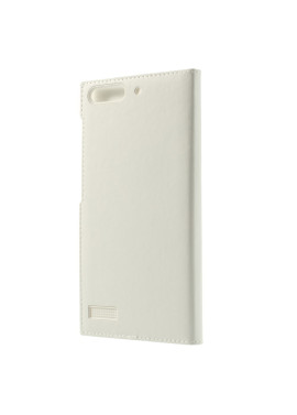 Cover Flip a Portafoglio Slim Metal S-View Huawei Ascend G6 3G Bianco 4054048303551