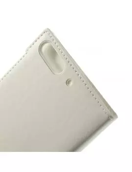 Cover Flip a Portafoglio Slim Metal S-View Huawei Ascend G6 3G Bianco 4054048303551