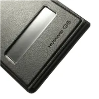 Cover Flip a Portafoglio Slim S-View per Huawei Ascend G6 3G (Nero)