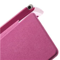 Cover Flip a Portafoglio Metal Style per Huawei Ascend P6 (Fucsia)