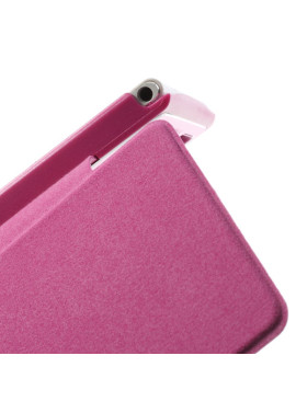 Cover Flip a Portafoglio Metal Style Huawei Ascend P6 Fucsia