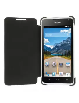 Cover Flip a Portafoglio Super Slim Huawei Ascend Y530 Nero 5712579013552