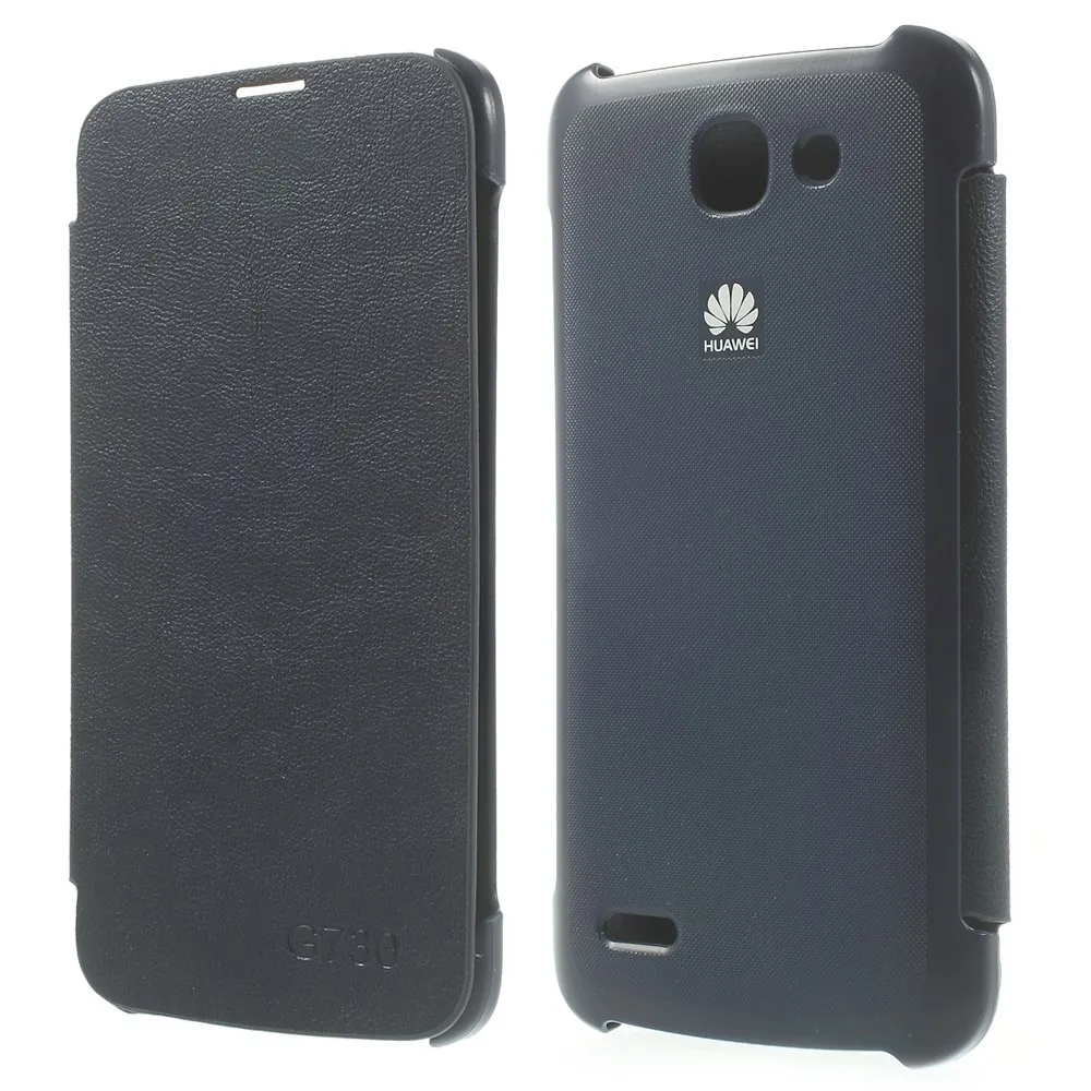 Cover Flip a Portafoglio Super Slim per Huawei Ascend G730 (Blu)
