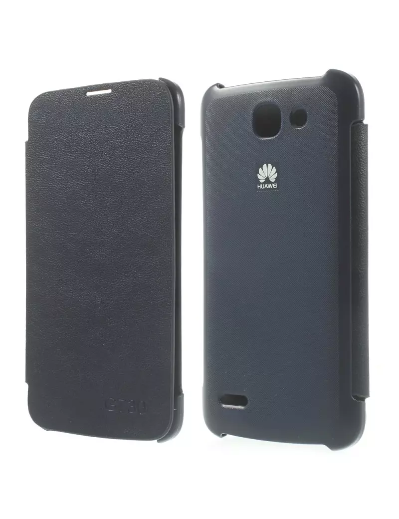 Cover Flip a Portafoglio Super Slim Huawei Ascend G730 Blu