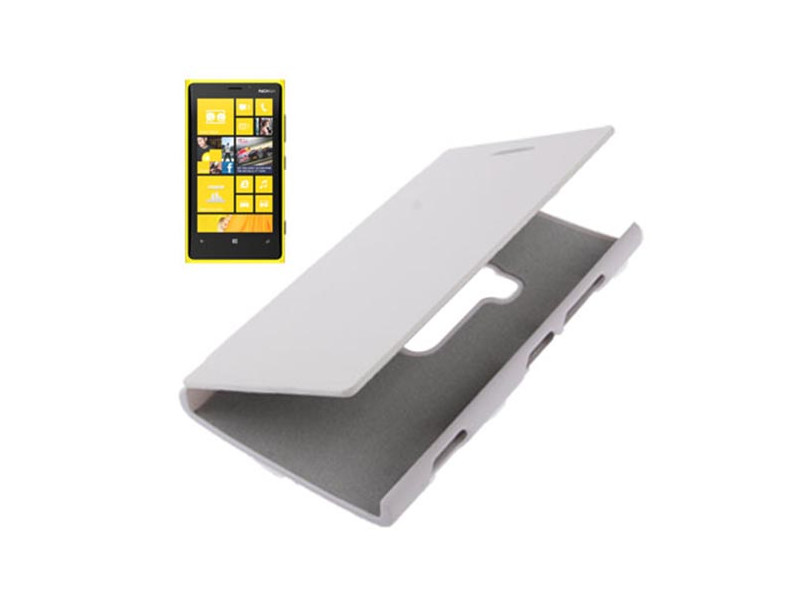 Cover Flip a Portafoglio per Nokia Lumia 920 (Bianco)