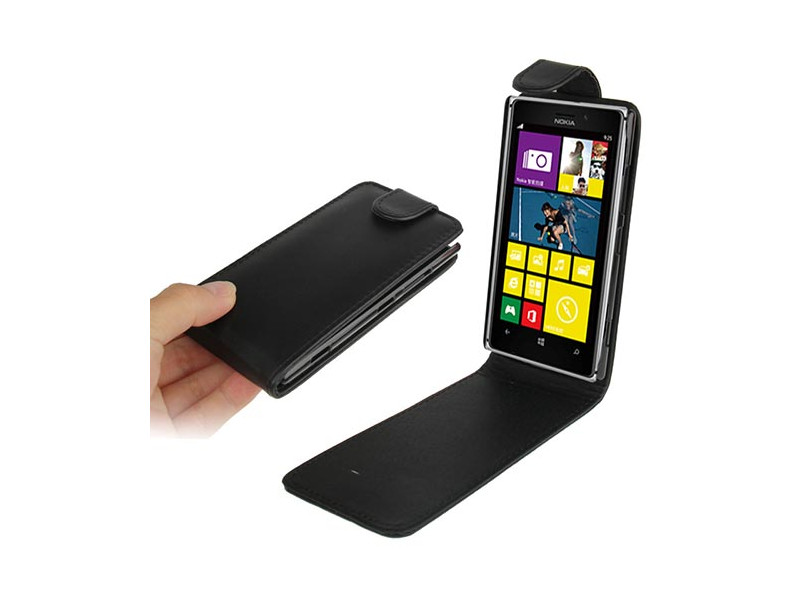 Cover Flip a Portafoglio Nokia Lumia 925 Nero 4250623683920