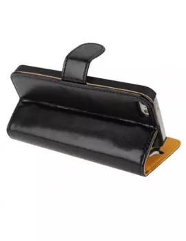Cover Flip a Portafoglio in Ecopelle Carta Credito per iPhone 5 5S Nero 6922589732346