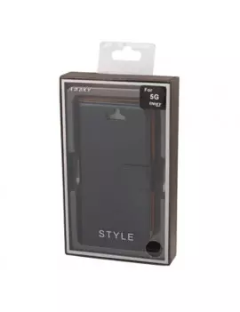 Cover Flip a Portafoglio in Ecopelle Carta Credito per iPhone 5 5S Nero 6922589732346