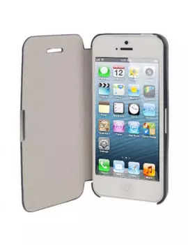 Cover Flip a Portafoglio per iPhone 5 5S Blu