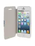 Cover Flip a Portafoglio per iPhone 5 5S Bianco