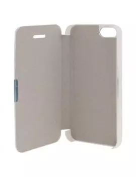 Cover Flip a Portafoglio per iPhone 5 5S Bianco
