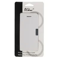 Cover Flip a Portafoglio per iPhone 5 5S (Bianco)