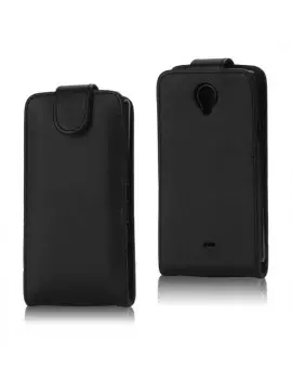 Cover Flip Magnetica in Ecopelle per Sony Xperia V LT25i (Nero)