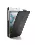 Cover Flip a Portafoglio Verticale Carbon Look LG Optimus L5 II E460 Nero 4054048867688