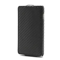 Cover Flip a Portafoglio Verticale Carbon Look per LG Optimus L5 II E460 (Nero)