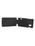 Cover Flip a Portafoglio Verticale Carbon Look LG Optimus L5 II E460 Nero 4054048867688