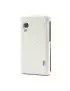 Cover Flip a Portafoglio Verticale Carbon Look LG Optimus L5 II E460 Bianco 4054048867695