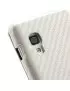 Cover Flip a Portafoglio Verticale Carbon Look LG Optimus L5 II E460 Bianco 4054048867695