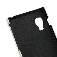 Cover Flip a Portafoglio Verticale Carbon Look per LG Optimus L5 II E460 (Bianco)