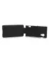 Cover Flip a Portafoglio Verticale Carbon Look LG Optimus L5 II E460 Bianco 4054048867695