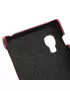 Cover Flip a Portafoglio Verticale Carbon Look LG Optimus L5 II E460 Rosso 4054048867701
