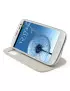 Cover Flip a Portafoglio S-View Samsung Galaxy S3 i9300 Bianco