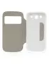 Cover Flip a Portafoglio S-View Samsung Galaxy S3 i9300 Bianco