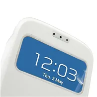 Cover Flip a Portafoglio S-View per Samsung Galaxy S3 i9300 (Bianco)