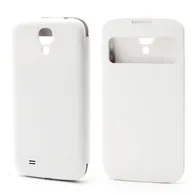 Cover Flip a Portafoglio S-View per Samsung Galaxy S4 i9500 (Bianco)