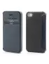 Cover Flip a Portafoglio S-View per iPhone 4 4S Blu
