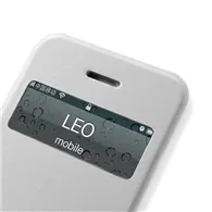 Cover Flip a Portafoglio S-View per Apple iPhone 4 4S (Bianco)