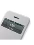 Cover Flip a Portafoglio S-View per iPhone 4 4S Bianco