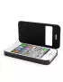 Cover Flip a Portafoglio S-View per iPhone 4 4S Nero