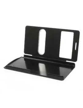 Cover Flip a Portafoglio S-View per Huawei Ascend P6 (Nero)