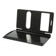 Cover Flip a Portafoglio S-View per Huawei Ascend P6 (Nero)
