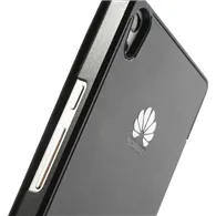 Cover Flip a Portafoglio S-View per Huawei Ascend P6 (Nero)