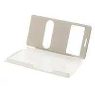 Cover Flip a Portafoglio S-View per Huawei Ascend P6 (Bianco)