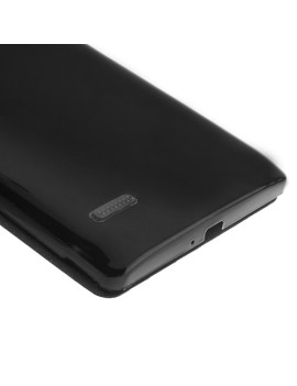 Cover Flip a Portafoglio S-View per Huawei Ascend G700 (Nero)