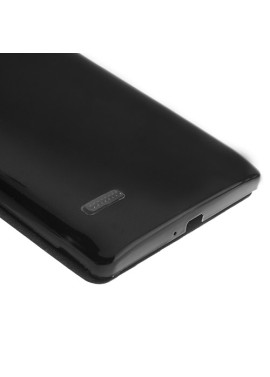 Cover Flip a Portafoglio S-View per Huawei Ascend G700 (Nero)