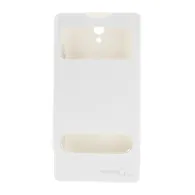 Cover Flip a Portafoglio S-View per Huawei Ascend G700 (Bianco)