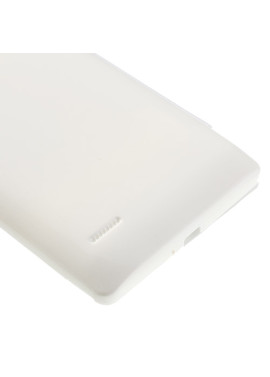 Cover Flip a Portafoglio S-View per Huawei Ascend G700 (Bianco)