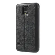 Cover Flip a Portafoglio S-View per Samsung Galaxy S5 G900 (Nero)
