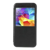 Cover Flip a Portafoglio S-View per Samsung Galaxy S5 G900 (Nero)