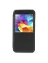 Cover Flip a Portafoglio S-View Orizzontale per Samsung Galaxy S5 G900 Nero