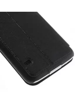 Cover Flip a Portafoglio S-View Orizzontale per Samsung Galaxy S5 G900 Nero