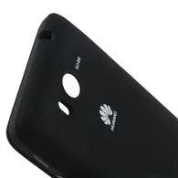 Cover Flip a Portafoglio S-View per Huawei Ascend G600 (Nero)