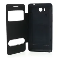 Cover Flip a Portafoglio S-View per Huawei Ascend G600 (Blu)
